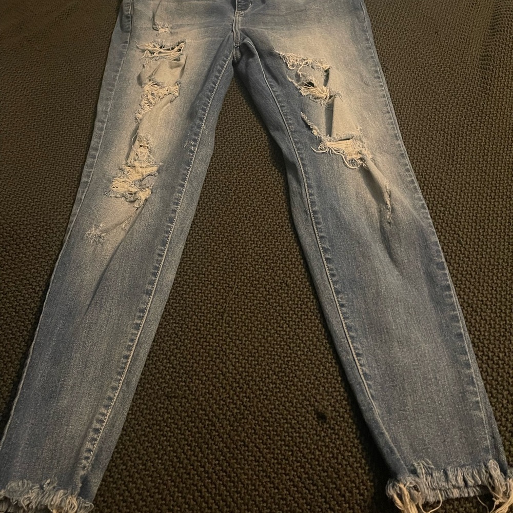 Kancan Skinny destroyed jeans size 15/31